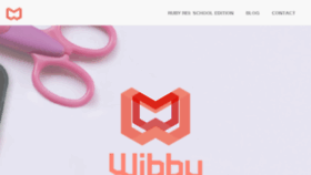 What Wibbu.com website looked like in 2018 (5 years ago)