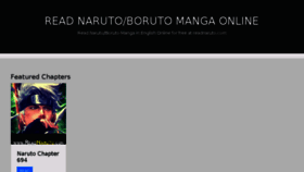 What Ww3.readnaruto.com website looked like in 2018 (5 years ago)