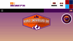 What World-snowboard-day.com website looked like in 2018 (5 years ago)
