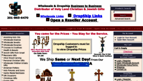 What Wholesalechristiangifts.com website looked like in 2018 (5 years ago)