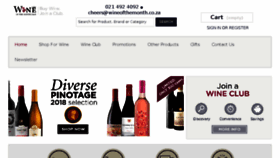 What Wineofthemonth.co.za website looked like in 2018 (5 years ago)