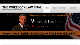 What Wheelocklawfirm.com website looked like in 2018 (5 years ago)