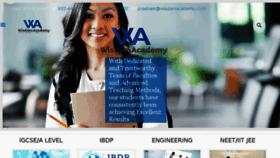 What Wisdomacademy.co.in website looked like in 2018 (5 years ago)