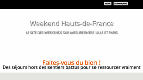 What Weekend-esprit-de-picardie.com website looked like in 2018 (5 years ago)