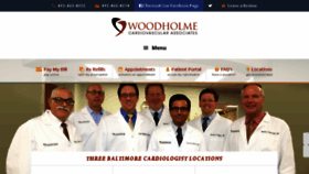 What Woodholmecardio.com website looked like in 2018 (5 years ago)