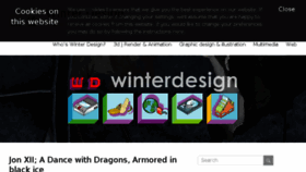 What Winterdesign.it website looked like in 2018 (5 years ago)