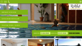 What Wellnesshotel-rothfuss.de website looked like in 2018 (5 years ago)