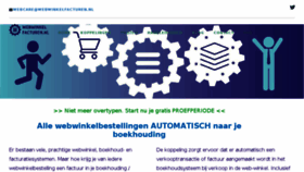 What Webwinkelfacturen.nl website looked like in 2018 (5 years ago)