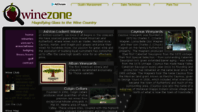 What Winezone.com website looked like in 2018 (5 years ago)