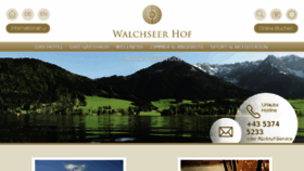 What Walchseerhof.com website looked like in 2018 (5 years ago)