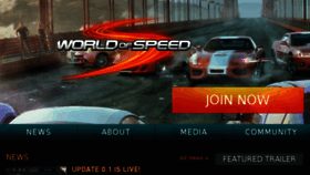 What Worldofspeed.com website looked like in 2018 (5 years ago)