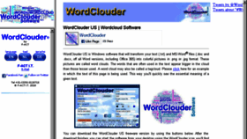 What Wordclouder.com website looked like in 2018 (5 years ago)