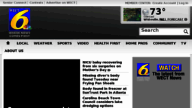 What Wect.tv website looked like in 2018 (5 years ago)