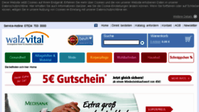What Walzvital.de website looked like in 2018 (5 years ago)