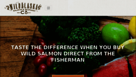 What Wildalaskasalmonandseafood.com website looked like in 2018 (6 years ago)