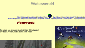 What Waterwereld.nu website looked like in 2018 (5 years ago)