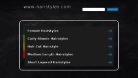 What Www-hairstyles.com website looked like in 2018 (5 years ago)