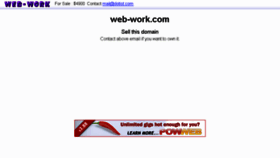 What Web-work.com website looked like in 2018 (5 years ago)