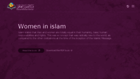 What Womeninislam.ws website looked like in 2018 (5 years ago)