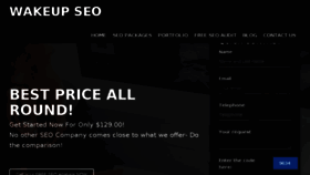 What Wakeupseo.com website looked like in 2018 (5 years ago)