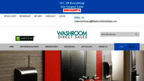 What Washroomdirectsales.com website looked like in 2018 (5 years ago)