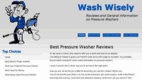 What Washwisely.com website looked like in 2018 (5 years ago)