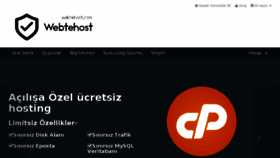 What Webtehost.com website looked like in 2018 (5 years ago)