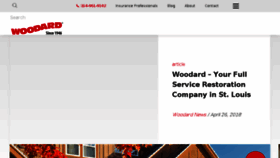 What Woodard247.com website looked like in 2018 (5 years ago)