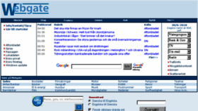 What Webgate.nu website looked like in 2018 (5 years ago)
