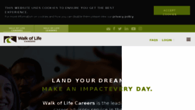 What Walkoflifeconsulting.com website looked like in 2018 (5 years ago)