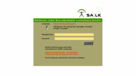 What Webmail.salk.at website looked like in 2018 (5 years ago)