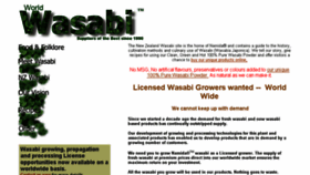 What Wasabi.co.nz website looked like in 2018 (5 years ago)