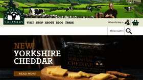 What Wensleydale.co.uk website looked like in 2018 (5 years ago)