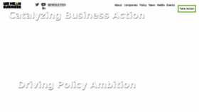 What Wemeanbusinesscoalition.org website looked like in 2018 (5 years ago)