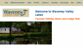 What Waveneyvalleylakes.com website looked like in 2018 (5 years ago)