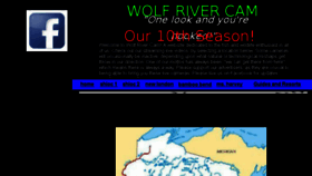 What Wolfrivercam.com website looked like in 2018 (7 years ago)