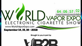 What Worldvaporexpo.com website looked like in 2018 (5 years ago)