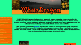What Whitedragon.org.uk website looked like in 2018 (7 years ago)