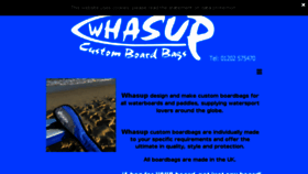 What Whasup.co.uk website looked like in 2018 (5 years ago)