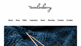 What Woolenberry.com website looked like in 2018 (5 years ago)