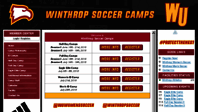 What Winthropsoccercamps.com website looked like in 2018 (5 years ago)