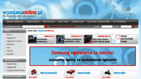 What Wymianaonline.pl website looked like in 2018 (5 years ago)