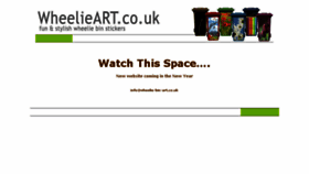 What Wheelie-bin-art.co.uk website looked like in 2018 (5 years ago)