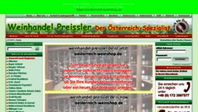 What Weinhandel-preissler.de website looked like in 2018 (5 years ago)