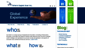 What Whereeaglessoar.com website looked like in 2018 (7 years ago)