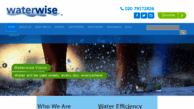What Waterwise.org.uk website looked like in 2018 (5 years ago)