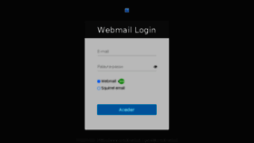 What Webmail.predimed.pt website looked like in 2018 (5 years ago)