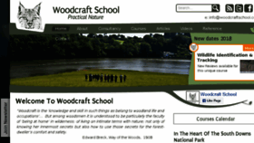 What Woodcraftschool.co.uk website looked like in 2018 (5 years ago)