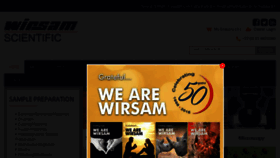 What Wirsam.com website looked like in 2018 (5 years ago)