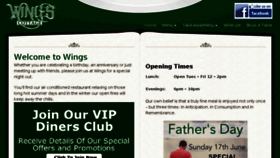 What Wings-restaurant.co.uk website looked like in 2018 (5 years ago)